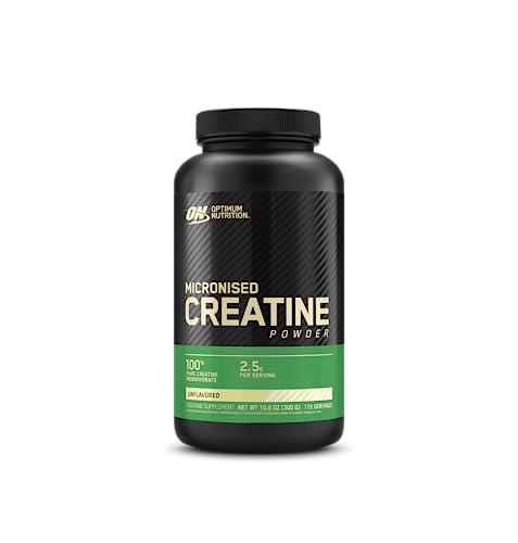 Optimum Nutrition Micronized Creatine Monohydrate Powder, Unflavored, 60 Servings