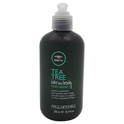 Tea Tree Hair and Body Moisturizer Leave-In Conditioner, Body Lotion, After-Shave Cream, For All Hair + Skin Types, 10.14 fl. oz.