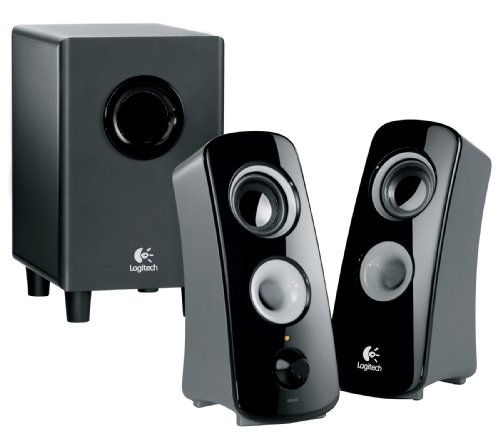 Logitech Z323 Speakers Sound All Around Terrific speakers that deliver 360-degree sound for