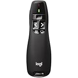 Logitech Wireless Presenter R400, USB-A PowerPoint Clicker with Laser Pointer, Wireless Presentation Clicker Remote