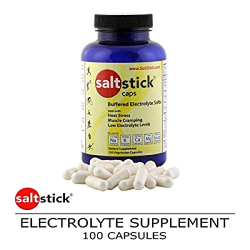 SaltStick Electrolyte Capsules with Vitamin D | Salt Pills with Electrolytes for Running, Endurance Sports Nutrition, Running Supplements | 100 Count Electrolyte Pills