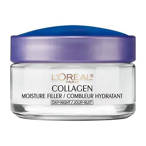 L’Oreal Paris Collagen Daily Face Moisturizer, Anti Aging Face Cream to Reduce Wrinkles and Provide Intense Hydration, 1.7 oz