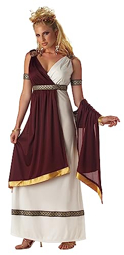 California Costumes Roman Empress Costume Medium White/Burgundy