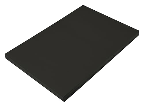 Prang (Formerly SunWorks) Construction Paper, Black, 12" x 18", 100 Sheets