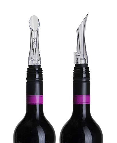 Corkpops VinOair Wine Aerator, Clear, 6 inch: Wine Stoppers &amp; Pourers