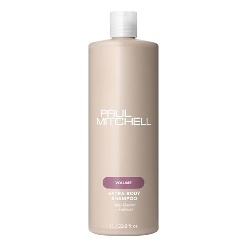 Paul Mitchell Extra-Body Shampoo, Adds Bounce + Fullness, For Fine Hair, 33.8 fl oz