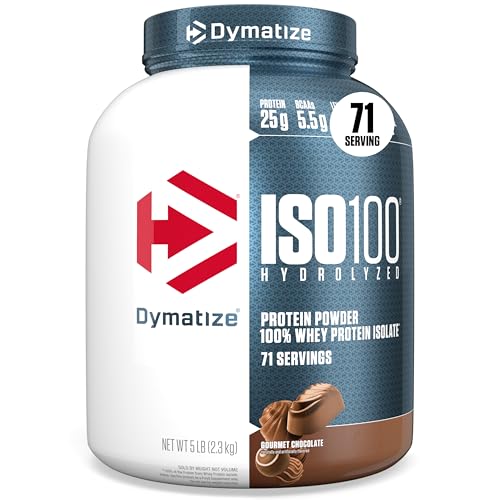 Iso 100-100% Hydrolyzed (2,3Kg) - Sabor Gourmet Chocolate, Dymatize Nutrition