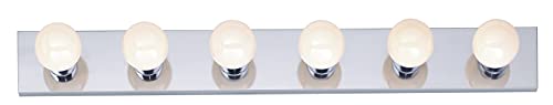 Dysmio Lighting Six Light Vanity Strip, Polished Chrome, 36-Inch A product, but consumers must know