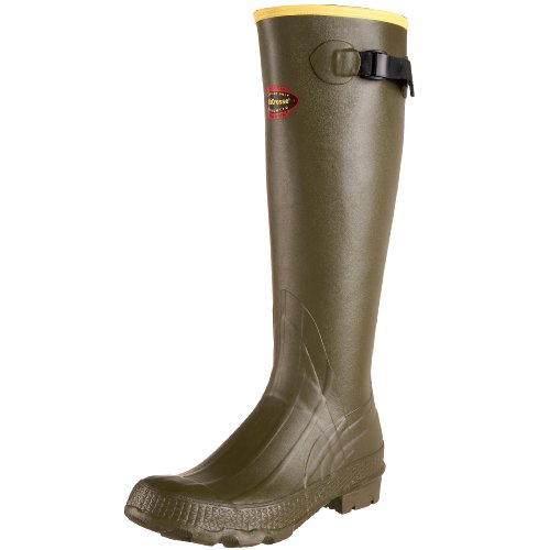 LaCrosse Grange Rubber Hunting & Work Boots for Men - Waterproof ZXT Rubber, with Adjustable Fit Strap, EVA Footbed, and Slip-Resistant Outsole
