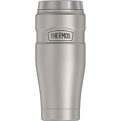 THERMOS Stainless King Vacuum-Insulated Travel Tumbler 16oz Midnight Blue