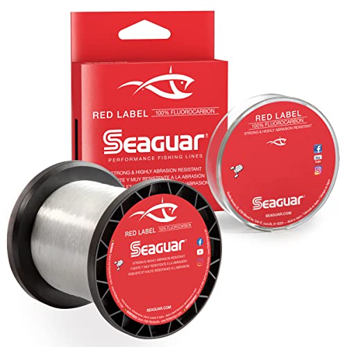 Seaguar Red Label 100% Fluorocarbon Fishing Line 12lbs, 200yds, Clear - 12RM200