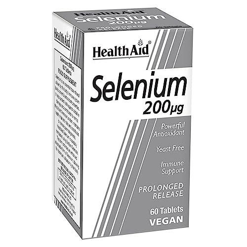 HealthAid Selenium 200ug - Prolong Release - 60 Tablets