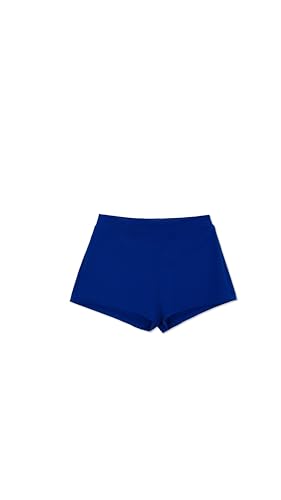 Capezio girls Boys Cut Low Rise athletic shorts, Royal, 12 14 US
