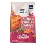 Natural Balance Limited Ingredient Adult Grain-Free Dry Cat Food - Balanced Nutrition - Soy-Free, Corn-Free Limited Ingredient Formula - 10 lb - Salmon & Green Pea Recipe