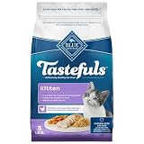 Blue Buffalo Tastefuls Chicken Kitten Dry Cat Food, 3 lb