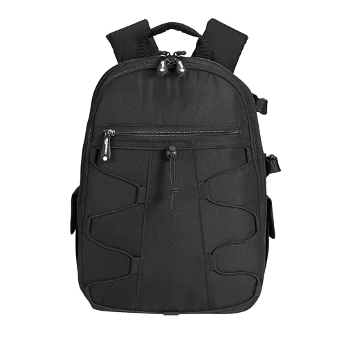 Amazon Basics Backpack for SLR Cameras and Accessories-Black