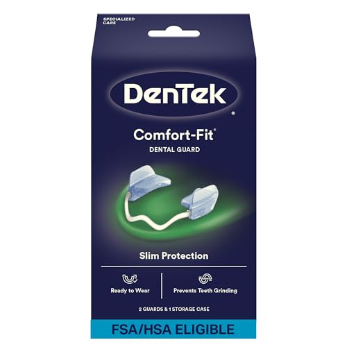 DenTek Comfort-Fit Dental Guard For Nighttime Teeth Grinding, Comfort-Fit Guard, 2 count(Pack of 1)