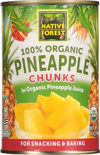 Native Forest Pineapple Chunks, Organic, 14 Oz