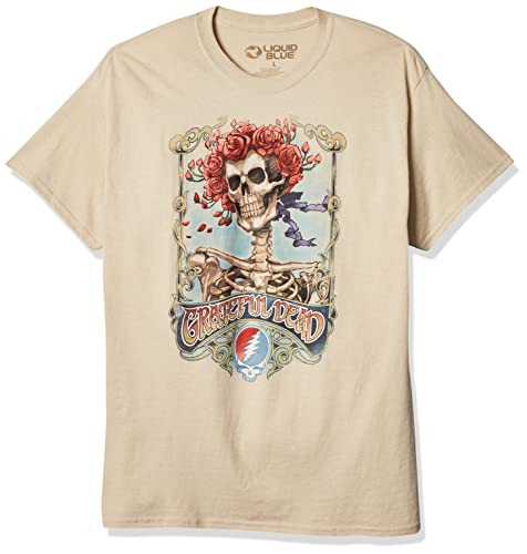Liquid Blue unisex adult Big Bertha T-shirt T Shirt, Cream, Large US