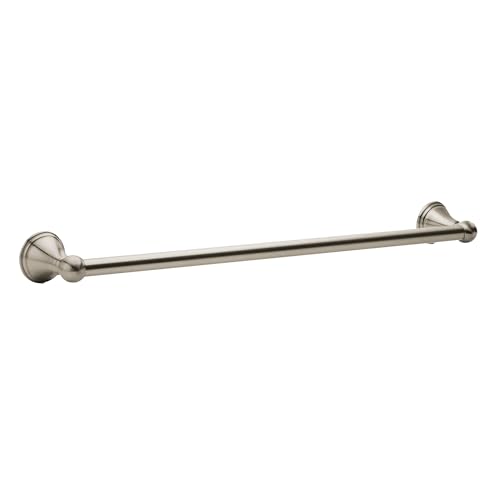 Moen Preston Brushed Nickel 24-Inch Single Wall Mounted Bathroom Towel Bar
