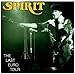 Song Wild Things by Spirit on Last Euro Tour at Amazon