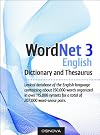 WordNet 3 (largest English dictionary and thesaurus)