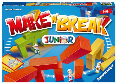 (-44%) Ravensburger 22009 - Make 'n' Break Junior - Gesellschaftsspiel für die ganze Familie, Junior Version, Spiel für Erwachsene und Kinder ab 5 Jahren, für 2-5 Spieler