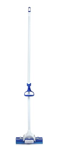 Mr. Clean Magic Eraser Roller Floor Mop, White/Blue