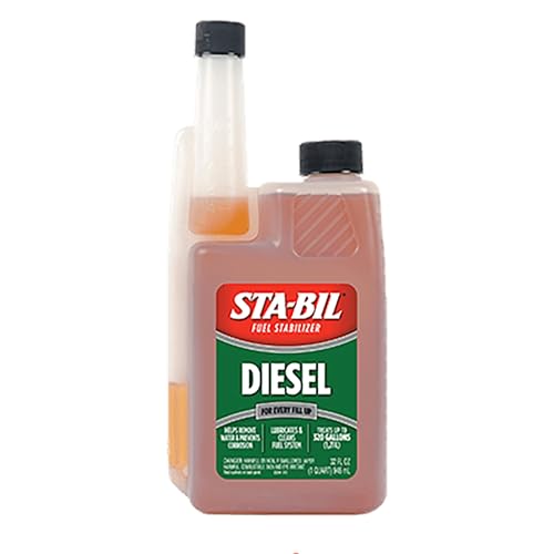 STA-BIL Diesel Fuel Stabilizer And Performance Improver - Keeps Diesel Fuel Fresh For Up To 12 Months - Lubricates And Cleans The Fuel System - Treats 320 Gallons, 32 fl. oz. (22254)