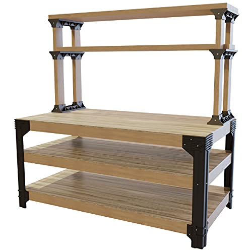 2x4basics Workbench and Shelving Storage System Most Customizable If you like the idea of a sturdy