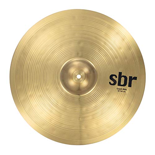 Sabian SBR1811 SBR Series Pure Brass 18-Inch Crash/Ride Cymbal Customer Favorite A loud and