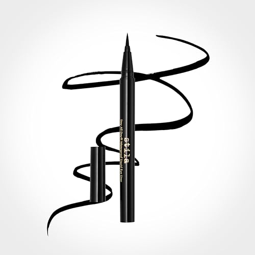stila Waterproof Liquid Eye Liner, Stay All Day Makeup with Fine Brush Tip | Lasting Satin Finish, Smudge-Proof & Transfer-Resistant