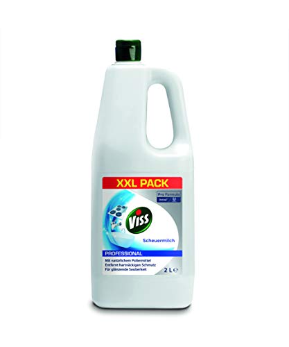 (-17%) Viss Professional 7510837 Scheuermilch Original, für Herde, Glaskeramikkochfelder, Arbeitsflächen, Spülen, Badenwannen, Waschbecken, WC und Kacheln, 2 L