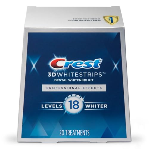 Crest 3D No Slip Whitestrips Professional Effects Teeth Whitening Kit 20 eaTeeth Whitening Kit – 3 Teeth Whitening Pe