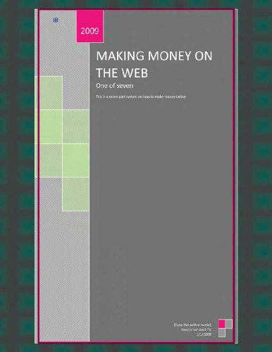 Making Money On The Web cover