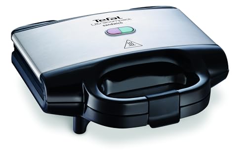 (-43%) Tefal Sandwichmaker für knusprige Dreiecks-Sandwiches, Antihaft-Platten kein Anbrennen, wärmeisoliert sicher zum Anfassen, vertikale platzsparende Aufbewahrung, Kontrollleuchte, Sandwichtoaster Grill