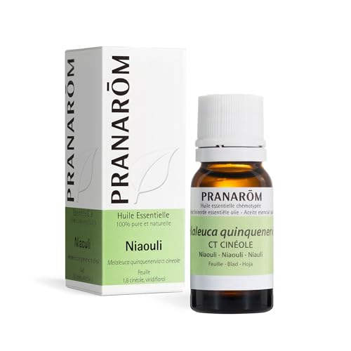 Pranarôm Huile Essentielle Niaouli Bio HECT 10 ml | Soutient la peau, la digestion et les voies respiratoires. 100% naturelle.