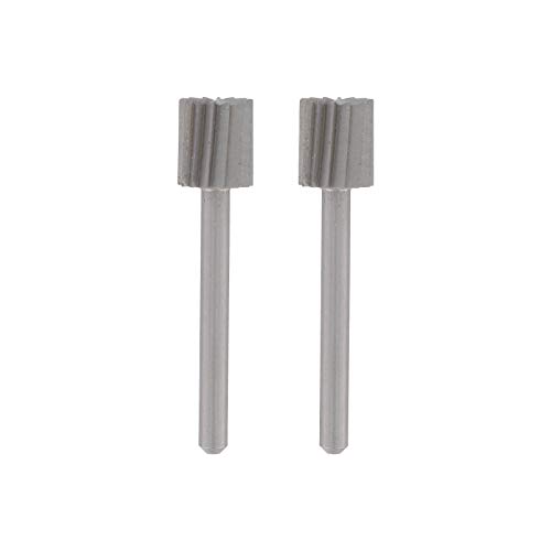 (-26%) Dremel 115 Hochgeschwindigkeits-Fräser - Zubehörsatz für Multifunktionswerkzeug mit 2 Fräsern Ø 7,8mm zum Formen, Aushöhlen, Fugen, Schlitzen und Kegelförmigen Bohren in Weichmetall, Kunststoff, Holz