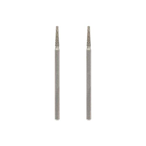 (-35%) Dremel 7134 Diamantbestückter Fräser - Zubehörsatz für Multifunktionswerkzeug mit 2 Diamant-Fräser ø 2,0 mm zum Gravieren, Schnitzen, Fräsen und Finisharbeiten
