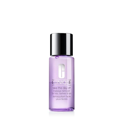 Clinique Take The Day Off Liquid Makeup Remover For Lids, Lashes, + Lips | Oil Free + Non-Irritating, 1.7 Fl Oz