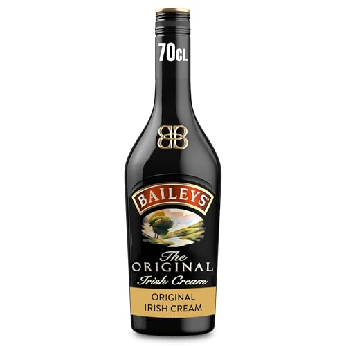 Baileys Original Irish Cream Liqueur | 17% vol | 70cl | Fine Irish Whiskey & Dairy Cream | Rich Chocolate & Vanilla Flavours | Great Over Ice or in Cocktails