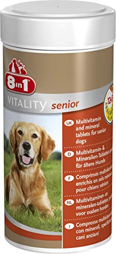 8in1 Vitamine Cani Senior 70 Compresse Multivitaminiche Anziani