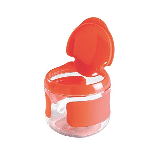 OXO Tot Flip-Top Snack Cup with hinged lid