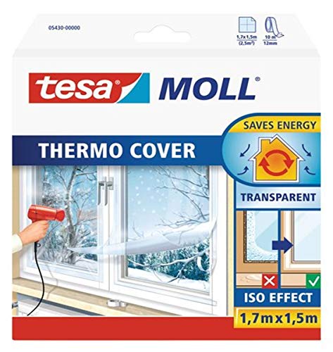 🔥 STARKER PREIS (-61%) tesa INSULATION Fenster-Isolierfolie - 1,7 m x 1,5 m