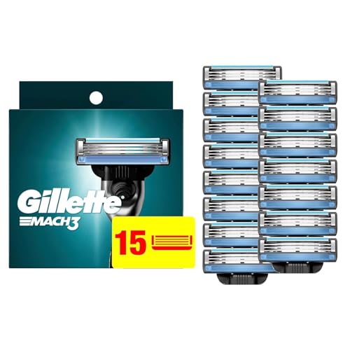 Mach3 Razor Refills For Men 15 Razor Blade Refills
