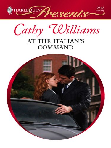At the Italian's Command (By: Cathy Williams) cover
