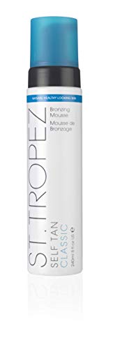 St.Tropez Self Tan Classic Bronzer Mousse Foam, Original Fake Tan, Streak-Free Finish, Develops in 4-8 hours, Vegan, Natural & Cruelty Free, 8 fl oz