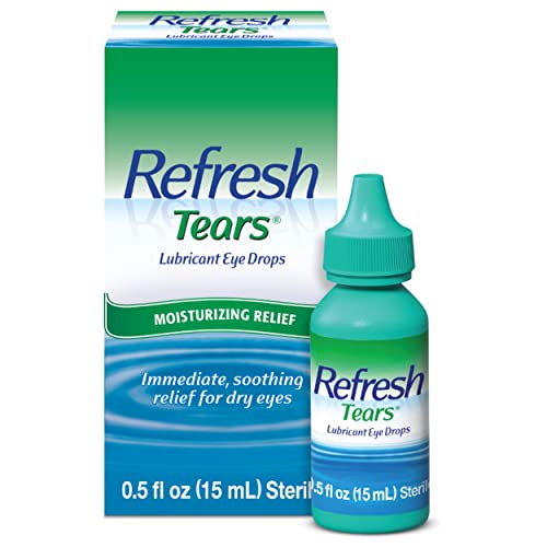Refresh Tears Lubricant Eye Drops For Dry Eyes, 0.5 Fl Oz Sterile