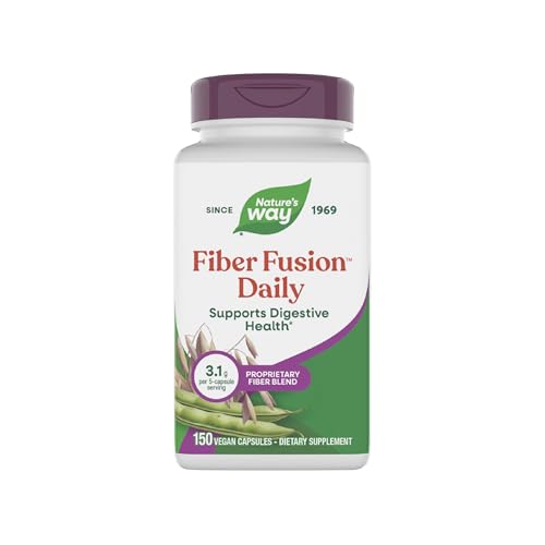 Nature's Way Fiber Fusion Daily Most Comprehensive Comprehensive, clay-free fiber blend to improve