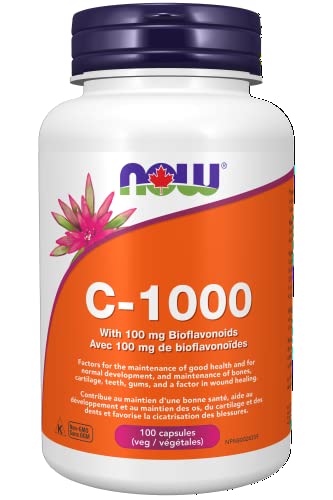 NOW Foods Vitamin C-1000 Veg Capsules with Bioflavonoids